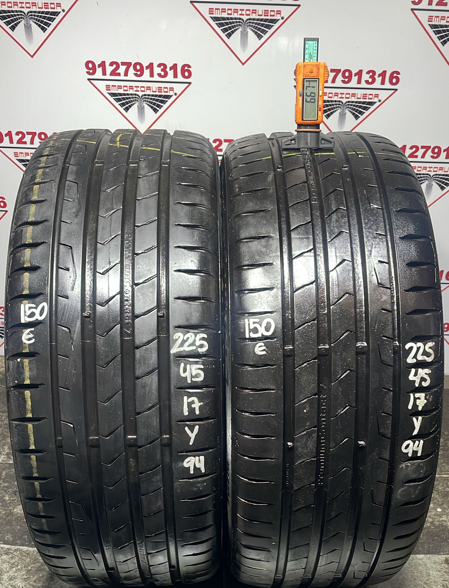 CONTINENTAL PREMIUMCONTACT7 USADO  225/45 R17 94 Y